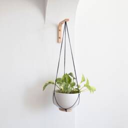 Wall Hook For Hanging Plants, Plant Hanger Hook, Plants Hanger, Planter, Wood Holder, Wooden - thumbnail 1