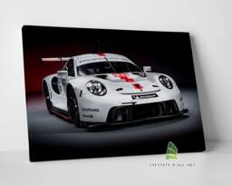 Porsche Racing Car Canvas Art Print Picture Sports Cars Framed Wall Decor -E375 - thumbnail 1