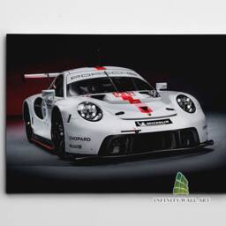 Porsche Racing Car Canvas Art Print Picture Sports Cars Framed Wall Decor -E375 - thumbnail 2