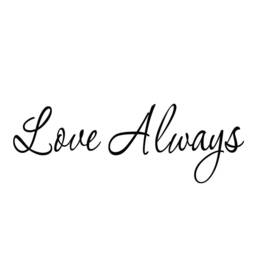 Vwaq Love Always Wall Decal Inspirational Quotes Family Decals 1603 - thumbnail 2