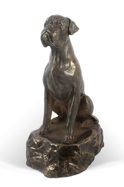 Boxer Sitting - No Desk, Dog Wooden Base Statue, Limited Edition, Artdog - image 1