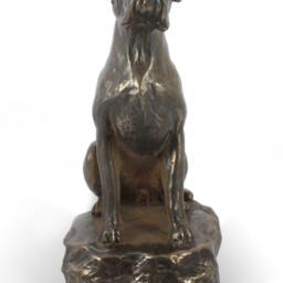 Boxer Sitting - No Desk, Dog Wooden Base Statue, Limited Edition, Artdog - thumbnail 2