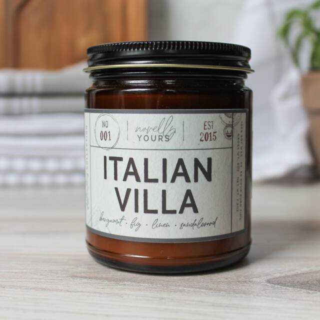 Italian Villa Candle Italy, Europe Trip Travel Inspired - image 1