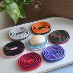 Customisable Soap Dish Sponge Drip Tray Drainage Holes