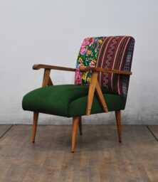 Wooden Armchair - Spring Flowers Ii - thumbnail 1