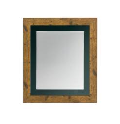studio Vintage Wood Photo Picture Frame With A Dark Green Mount, Poster Frame, Art Frames