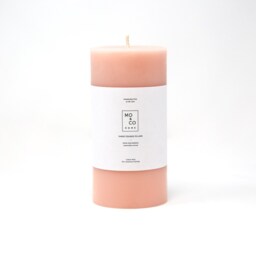 Beeswax Pillar Candles Pure Candles, Pink Rose Spring Decor, Easter Table Natural Handmade in Usa - thumbnail 4