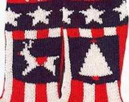 Personalized Hand Knitted Christmas Stocking - thumbnail 2
