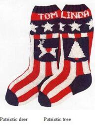 Personalized Hand Knitted Christmas Stocking - thumbnail 1