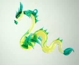36-910 Large Sea Dragon Green Neon