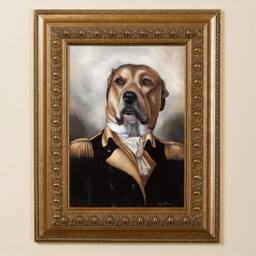Pitbull George Washington Art Print Noble Breed Portrait - thumbnail 3