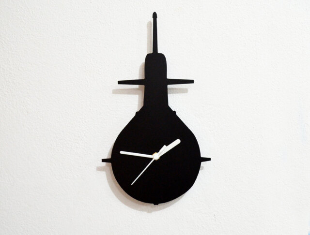 Submarine Silhouette - Wall Clock - image 1