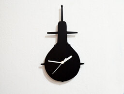 Submarine Silhouette - Wall Clock - thumbnail 1