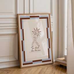 You Shine Like The Sun Print - Joyful Nursery Wall Art - thumbnail 1