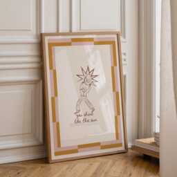 You Shine Like The Sun Print - Joyful Nursery Wall Art - thumbnail 2