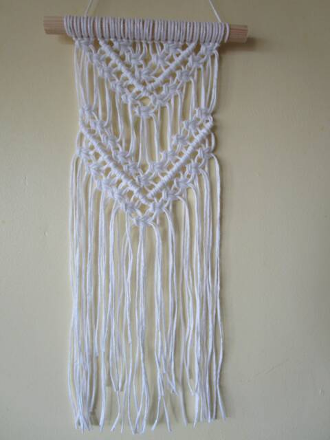 Handcrafted /Macrame Wall Hanging /Cotton Cord Yarn/ Bohemian /Home Decor/Gift/Boho/Nursery/Wedding/Wall Decor/ - image 1