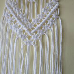 Handcrafted /Macrame Wall Hanging /Cotton Cord Yarn/ Bohemian /Home Decor/Gift/Boho/Nursery/Wedding/Wall Decor/ - thumbnail 2