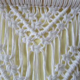 Handcrafted /Macrame Wall Hanging /Cotton Cord Yarn/ Bohemian /Home Decor/Gift/Boho/Nursery/Wedding/Wall Decor/ - thumbnail 3