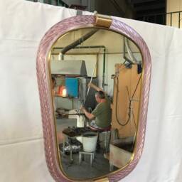 Mirro in Murano Blown Glass - thumbnail 3