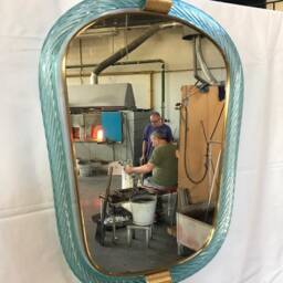Mirro in Murano Blown Glass - thumbnail 2