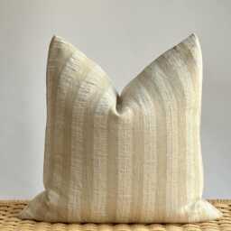 Neutral Striped Pillow Cover - thumbnail 2