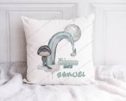 Gift For Skater, Skater Boy, Boy Cushion, Him, Boy, Boys Birthday Gift, Skateboarder - thumbnail 1