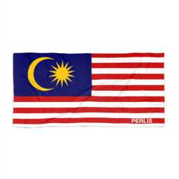 Malasya Beach Towel, Malasya Flag Towel, Of Malasya, Beach Country Gift, Gift - thumbnail 2