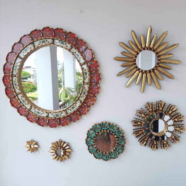 "Peruvian Mirrors ""Red Happiness" - image 1