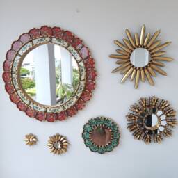 "Peruvian Mirrors ""Red Happiness" - thumbnail 1