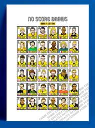 Cambridge United - No Score Draws Abbey Edition A3 Print Of 36 Hand-Drawn Panini-style Cufc Icons Wonky Cheapskate Football Art - thumbnail 1