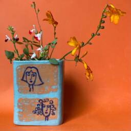 Ceramic Plant Pot Pencil Vase - thumbnail 1