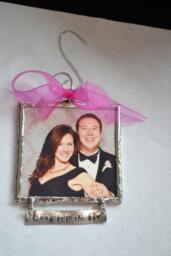 Solder, Silver Soldered Pendant, Jewelry, Glass, Photo, Photo Frame, Ornament, Gift, Anniversary - thumbnail 1
