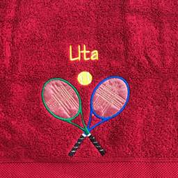 Tennis Personalised Embroidered Towels - thumbnail 3