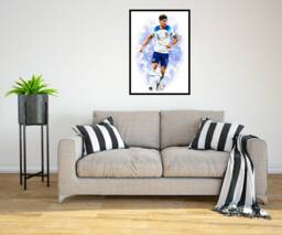John Stones England 2022/23 Digital Art Print - On Foamex Board Or Photo Paper - thumbnail 1