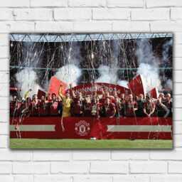 Manchester United Fc Print - Fa Cup Winners Poster Football Wall Art - thumbnail 2