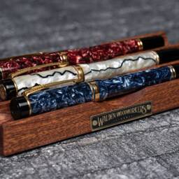 The Pen Bed Wooden Fountain Stand - Mahogany - thumbnail 3