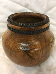 Hand-Turned Oak Bowl