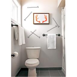 Bobby Pin Wall Decal // Bathroom Makeup Room Pins Cute Decals Vinyl Home Decor - thumbnail 2