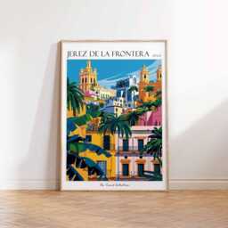 Jerez De La Frontera Poster Spanish Travel Art Print - thumbnail 3