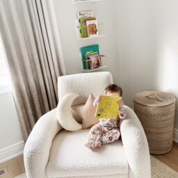 Beige Nursery Pillow Set, Moon & Star Decor - thumbnail 4