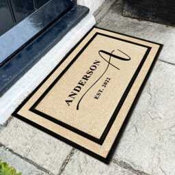 Welcome Rug - Personalized Door Mat Outdoor Family Doormat Summer Gift Washable Custom New Home Decor - thumbnail 4