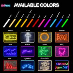 Hands Of God Neon Sign, Custom Wall Decor, Party Decoration - thumbnail 4