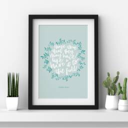 John 1010 Christian Floral Print, Scripture Wall Art, Modern Art, Faith Prints, Home Decor - thumbnail 2