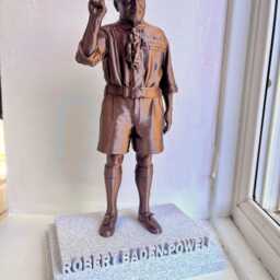 Robert Baden-Powell Founder Of The Scout Movement 25cm Bronze Effect Statue - thumbnail 2