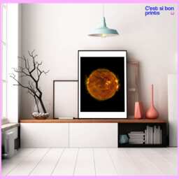 Space - Solar Flare Astronomy Planet Printable Print -Decor Photo Wall Art Digital Download - thumbnail 2