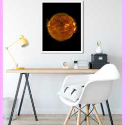 Space - Solar Flare Astronomy Planet Printable Print -Decor Photo Wall Art Digital Download - thumbnail 3