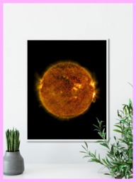 Space - Solar Flare Astronomy Planet Printable Print -Decor Photo Wall Art Digital Download - thumbnail 1