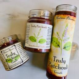 Patchouli Love & Prosperity Spell Candle - thumbnail 3