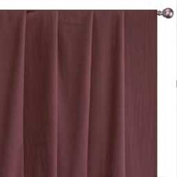 Dusky Pink Velvet Curtain Panels, Window Treatment - Rod Pocket, Grommet, Box Pleat, Three Pinch Tab Top & Plain Ring Top