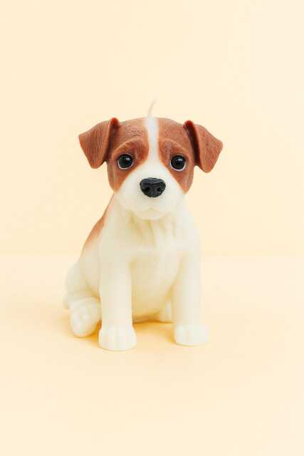 Handcrafted Jack Russell Soy Wax Candle Dog Lover Gift - image 1